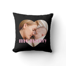 母の日かわいいハート写真装飾用クッション