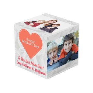 母の日かわいいフォトコラージュ4写真 フォトキューブ