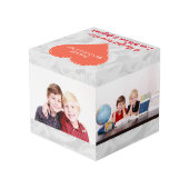 母の日かわいいフォトコラージュ4写真 フォトキューブ (裏面アングル)