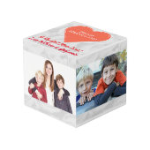 母の日かわいいフォトコラージュ4写真 フォトキューブ (正面アングル)