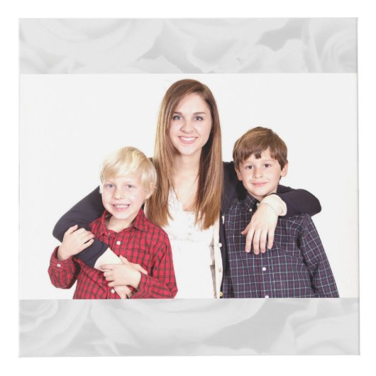 母の日かわいいフォトコラージュ4写真 フォトキューブ (正面)