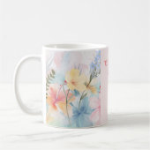 母の日かわいいフローラ コーヒーマグカップ (左)