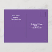 母の日かわいい疲れ果てた白い子犬Holida シーズンポストカード (裏面)