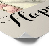 母の日かわいい秋田犬の母 ポスター (角)