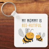 母の日かわいい蜂の子たち キーホルダー (正面)