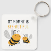 母の日かわいい蜂の子たち キーホルダー (裏面)