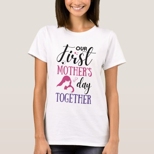 母の日が一緒に Tシャツ (正面)