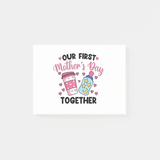 母の日が初めての夫婦の結婚 ポストイット (正面)