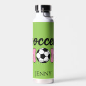 母の日が好きなサッカーママ ウォーターボトル (左面)