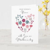 母の日が姪の母の日に幸せ カード (黄色い花)