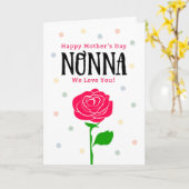 母の日が幸せだ、ノーナ、何でも意味する カード (黄色い花)