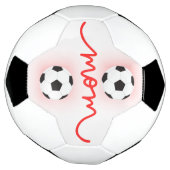母の日が幸せなサッカーママ | サッカーボール (回転)