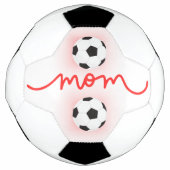 母の日が幸せなサッカーママ | サッカーボール (正面)