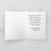 母の日が幸せな妻 カード (内部)