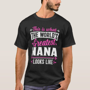 母の日これが世界で最も偉大なナナロ Tシャツ