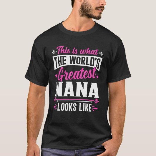 母の日これが世界で最も偉大なナナロ Tシャツ (正面)