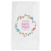 母の日で最も美しい母 |抱き枕 スモールペーパーバッグ (正面)