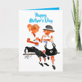 母の日とアイス#130716 カード (正面)