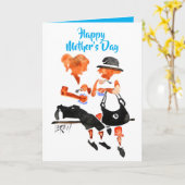 母の日とアイス#130716 カード (黄色い花)