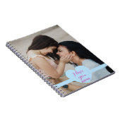 母の日とカスタムメッセージ ノートブック (右側)