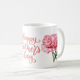 母の日とピンクのカーネーションの花|過去記事 コーヒーマグカップ