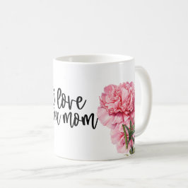 母の日とピンクのカーネーションの花|過去記事 コーヒーマグカップ