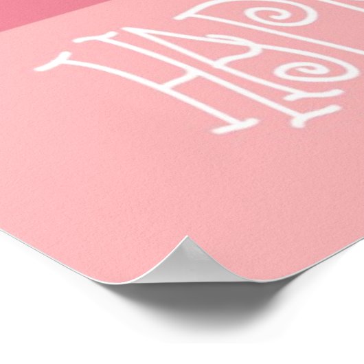 母の日と子ども ポスター (角)