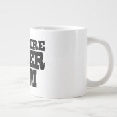 母の日と母の誕生日: 100%純粋すごい母 ジャンボコーヒーマグカップ (右)