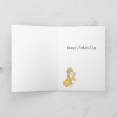 母の日と猫カード カード (内部)