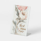 母の日と誕生日に思いやりある贈り物 台座サイン (正面)