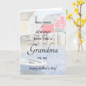 母の日におばあちゃんみたいに カード (黄色い花)