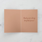 母の日にするビンテージな朝の散歩 カード (内部)