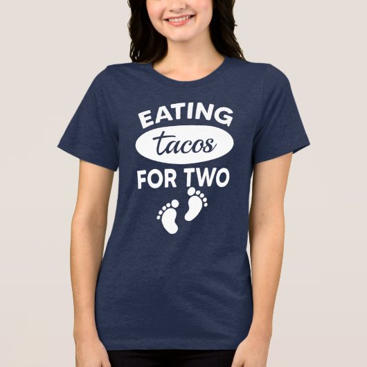 母の日にもタコスを二人分 トライブレンドTシャツ (正面)