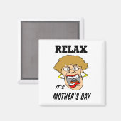 母の日にリラックス マグネット (正面/裏面)