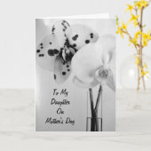 母の日に娘に愛を伝えなさい カード (黄色い花)