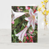 母の日に娘に カード (黄色い花)