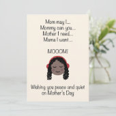 母の日に平穏と静けさを願って POC シーズンカード (スタンド正面)