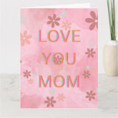 母の日に心からメッセージを カード (正面)