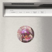 母の日に愛を込めて 胡蝶蘭 アップクローズ マグネット (インサイチュ (食洗機))