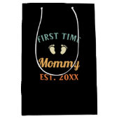 母の日に母として生まれて初めて ミディアムペーパーバッグ (正面)