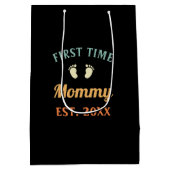 母の日に母として生まれて初めて ミディアムペーパーバッグ (裏面)