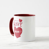 母の日に母を愛する資格がある マグカップ (正面左)