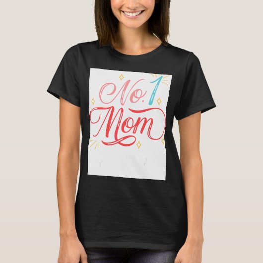 母の日に母最高の母の日に母の女王の女性1 Tシャツ (正面)