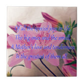 母の日に特別な喜び タイル (正面)