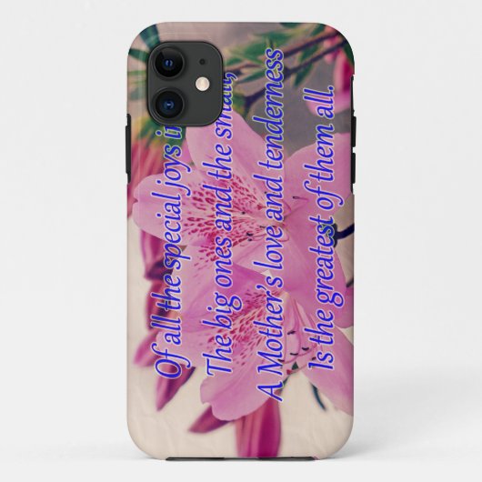 母の日に特別な喜び Case-Mate iPhoneケース (裏面)