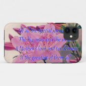 母の日に特別な喜び Case-Mate iPhoneケース (裏面(横))