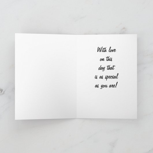 母の日に特別な婦人に カード (内部)