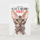 母の日に生きるオリエンタル猫 シーズンカード (正面)