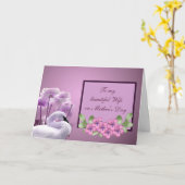 母の日に美しい妻に カード (黄色い花)