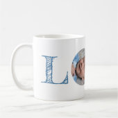 母の日に贈る愛の写真 コーヒーマグカップ (左)